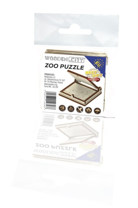 Drewniane Puzzle 3D - ZOO