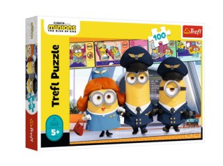 Trefl: Puzzle 100 el. - Minionki na lotnisku