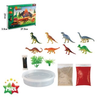 Scena 3D dinozaury DIY