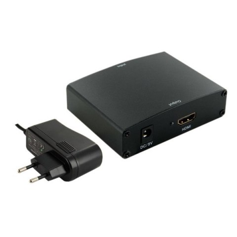 4World Konwerter HDMI VGA + R/L Audio to HDMI