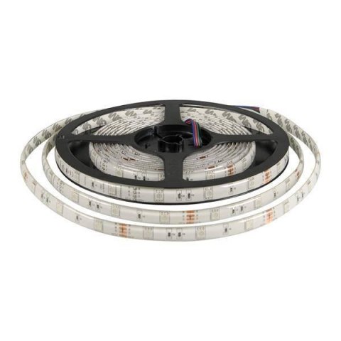 Whitenergy Taśma LED 5m 30szt/m SMD5050 7.2W/m 12V IP65 10mm RGB bez konektora