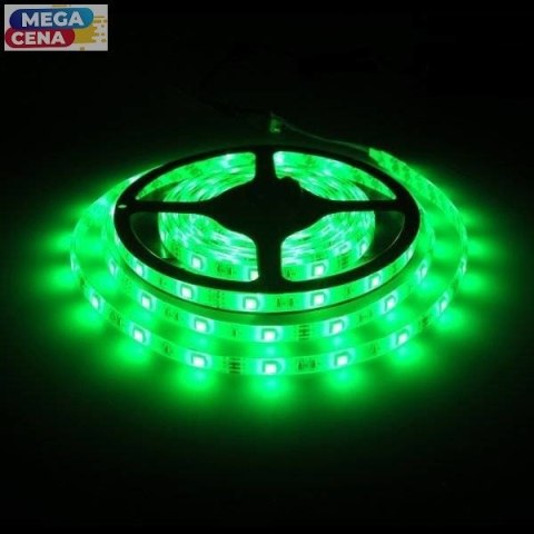 Whitenergy Taśma LED 5m 30szt/m SMD5050 7.2W/m 12V IP65 10mm RGB bez konektora