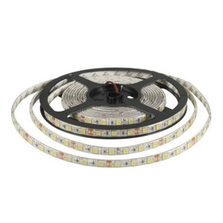 Whitenergy Taśma LED 5m 60szt/m SMD5050 14.4W/m 12V IP65 10mm zimna biała bez konektora