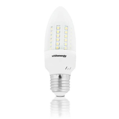 Whitenergy Żarówka LED C35 5W 3,5W Ciepła biała Przezroczysta