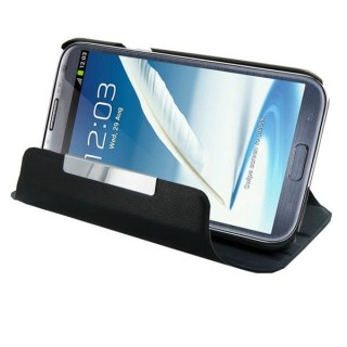 4World Etui ochronne do Galaxy Note 2 5.5'' Rotary czarne