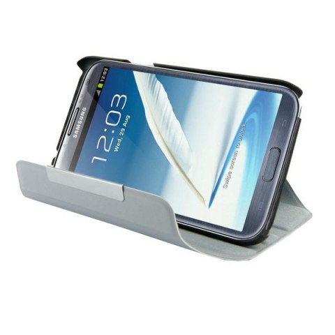 4World Etui ochronne do Galaxy Note 2 5.5'' Rotary szare