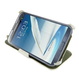 4World Etui ochronne do Galaxy Note 2 5.5'' Stand białe