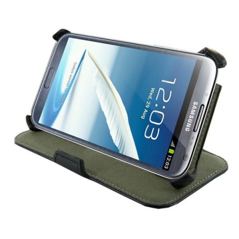 4World Etui ochronne do Galaxy Note 2 5.5'' Stand czarne