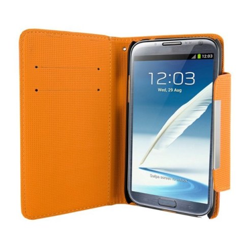 4World Etui ochronne do Galaxy Note 2 5.5'' Style czerwone