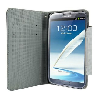 4World Etui ochronne do Galaxy Note 2 5.5'' Style szare