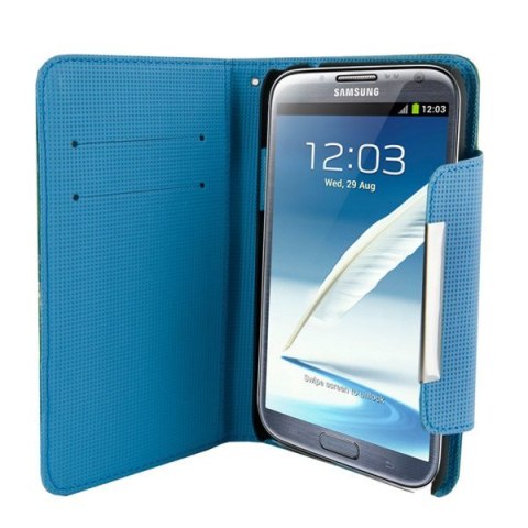 4World Etui ochronne do Galaxy Note 2 5.5'' Style zielone