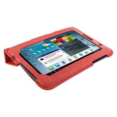 4World Etui ochronne/Podstawka do Galaxy Tab 2 7'' 4-FOLD SLIM czerwone