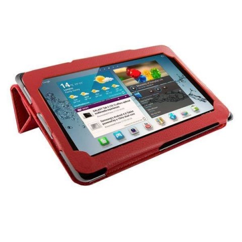 4World Etui ochronne/Podstawka do Galaxy Tab 2 7'' Folded Case czerwone