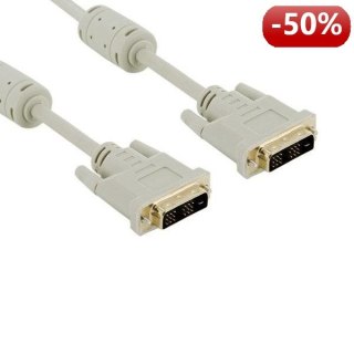 4World Kabel Monitor DVI-D-DVI-D M/M 18+1/18+1 Feryt 1.8m|szary