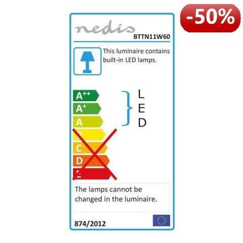 Nedis LED Listwa | 11 W | 1050 lm | IP65 | 60 cm