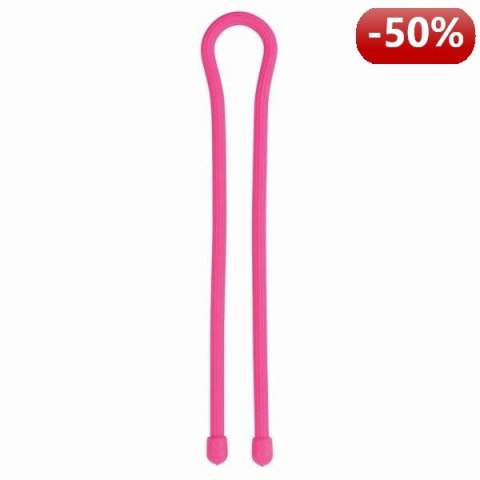 Nite Ize Zestaw linek Gear Tie Original 18" gumowy różowy neon 2 sztuki