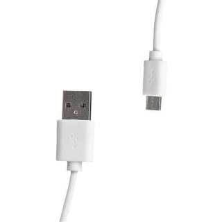 Whitenergy Kabel do przesyłu danych, Micro USB, 200cm, biały