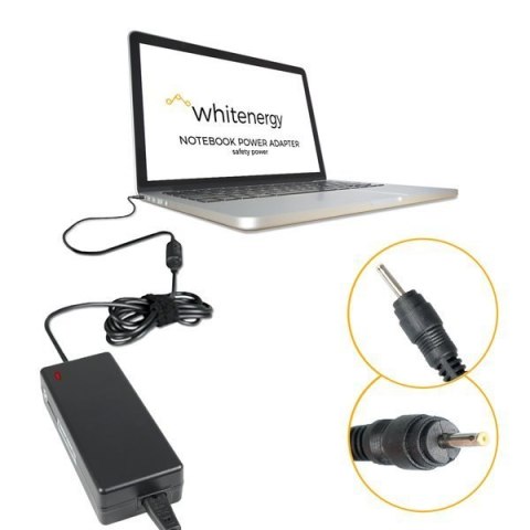 Whitenergy Zasilacz AC Ładowarka do laptopa 19V 2.1A 40W 2.48x0.7 mm