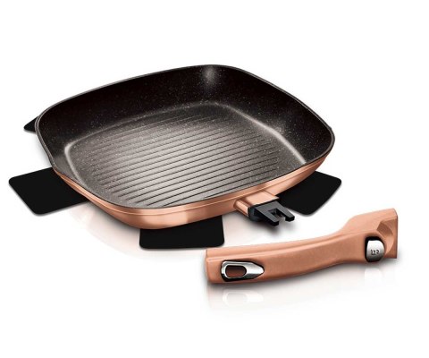 PATELNIA GRILLOWA 28cm BERLINGER HAUS ROSE GOLD BH-1950 BERLINGER HAUS