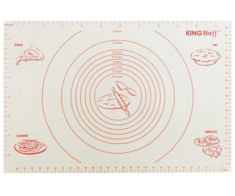 STOLNICA MATA SILIKONOWA 60x40cm KINGHOFF KH-1537 KINGHOFF