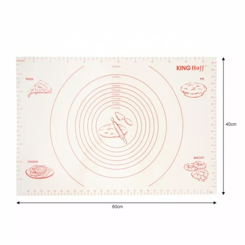 STOLNICA MATA SILIKONOWA 60x40cm KINGHOFF KH-1537 KINGHOFF