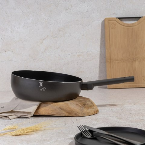 WOK PATELNIA FLIP TYTANOWA 26cm BERLINGER HAUS BH-8119 ANTRACIT