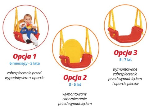 Huśtawka Kubełkowa Do Re Mi z Grzechotką - 421 Eduplay