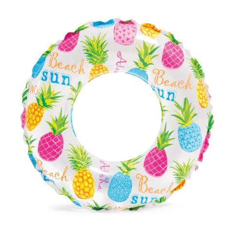 Kółko do pływania z nadrukiem średnica 61 cm INTEX 59241 ananas INTEX