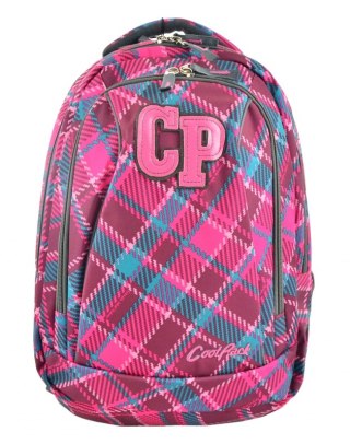 COOLPACK PLECAK MŁODZIEŻOWY 2W1 COMBO CRANBERRY CHECK CooLPack