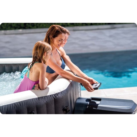 Dmuchane SPA z hydromasażem 201 x 71 cm 4 os. INTEX 28458 INTEX