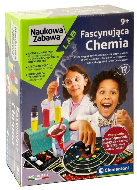 FASCYNUJĄCA CHEMIA LABORATORIUM CLEMENTONI #G3 CLEMENTONI