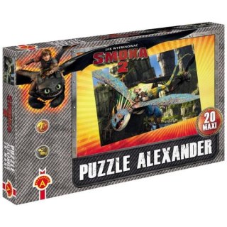 PUZZLE JAK WYTRESOWAĆ SMOKA 20 MAXI PROD POLSKI ALEXANDER ALEXANDER