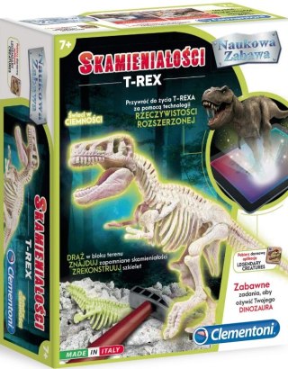 SKAMIENIAŁOŚCI T-REX NAUKOWA ZABAWA APLIKACJA ANDROID IOS CLEMENTONI