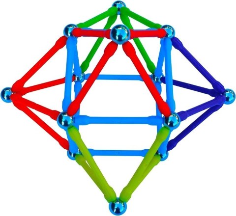 Klocki magnetyczne konstrukcyjne 82 elementy Pegaz