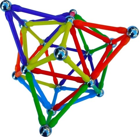 Klocki magnetyczne konstrukcyjne 82 elementy Pegaz