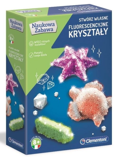 Stwórz własne fluorescencyjne kryształy Clementoni #G3 CLEMENTONI