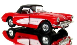 WELLY 1957 CHEVROLET CORVETTE 1:24 SAMOCHÓD KOLEKCJONERSKI WELLY