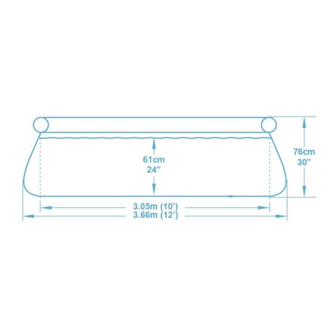 Basen ogrodowy rozporowy 366 x 76 cm 4w1 Bestway 57443 Bestway