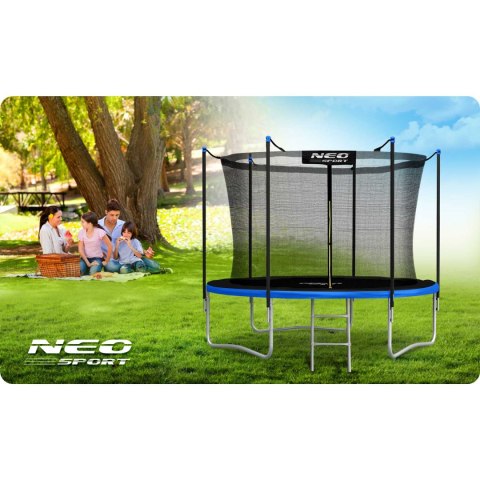 Trampolina ogrodowa 10ft/312cm z siatką wewnętrzną i drabinką Neo-Sport Neo-Sport