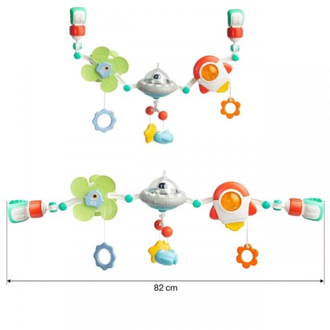 WOOPIE BABY Pałąk Łuk Zawieszka do Łóżeczka Wózka Fotelika Kosmos UFO Woopie Baby