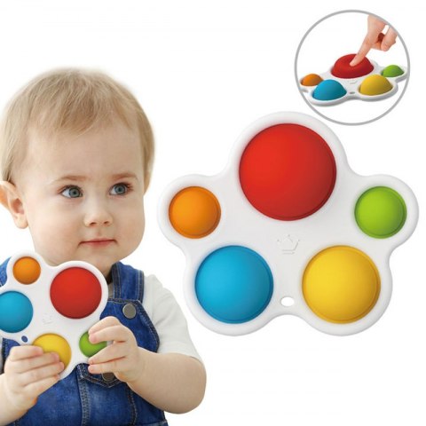 WOOPIE BABY Zabawka Sensoryczna Gryzak Antystresowy POP IT Montessori Woopie Baby