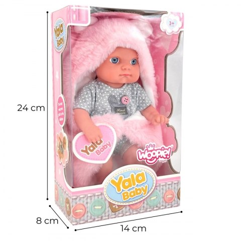 WOOPIE ROYAL Pierwsza Lalka Bobas z Kocykiem Króliczkiem 23 cm Woopie Royal