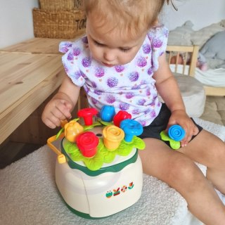 WOOPIE BABY Kosz Kwiatów Sorter Układanka Edukacyjna Nawlekanka Woopie Baby