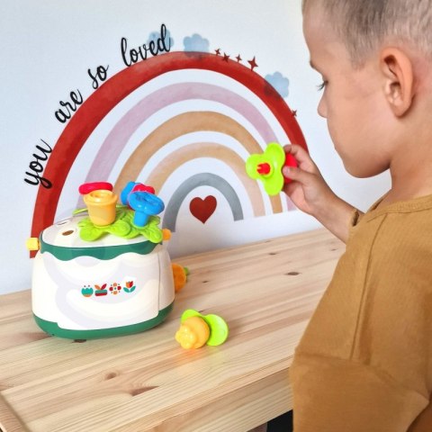 WOOPIE BABY Kosz Kwiatów Sorter Układanka Edukacyjna Nawlekanka Woopie Baby