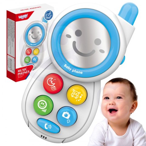 WOOPIE BABY Telefonik Interaktywny Komórka z Dźwiękami Woopie Baby