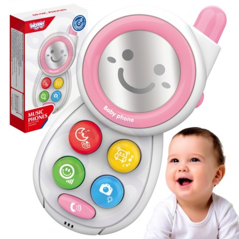 WOOPIE BABY Telefonik Interaktywny Komórka z Dźwiękami Woopie Baby