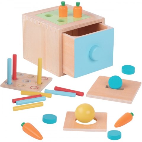 WOOPIE GREEN Drewniana Szuflada Edukacyjna Sorter Montessori Woopie Let's Go Green