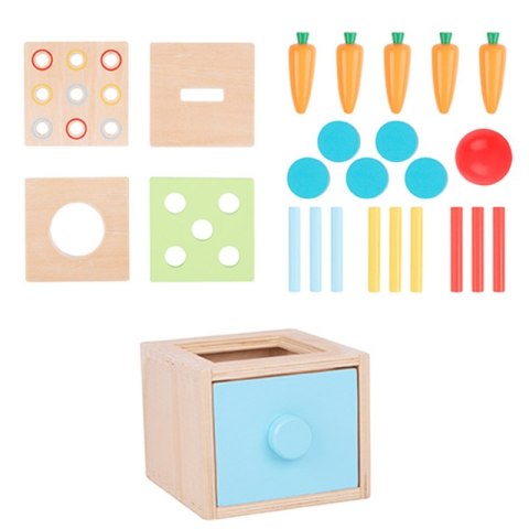 WOOPIE GREEN Drewniana Szuflada Edukacyjna Sorter Montessori Woopie Let's Go Green