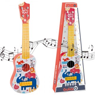 WOOPIE Gitara Klasyczna dla Dzieci Czerwona 57cm Woopie