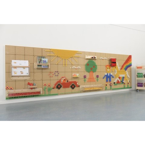 MASTERKIDZ Panel Ścienny Tablica Naukowa Kreatywna STEM 120x80 cm Bez Panelu Montażowego Masterkidz